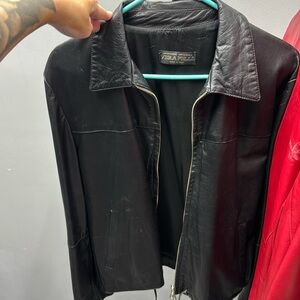 Vintage Vera Pelle Leather Jacket - Size 9